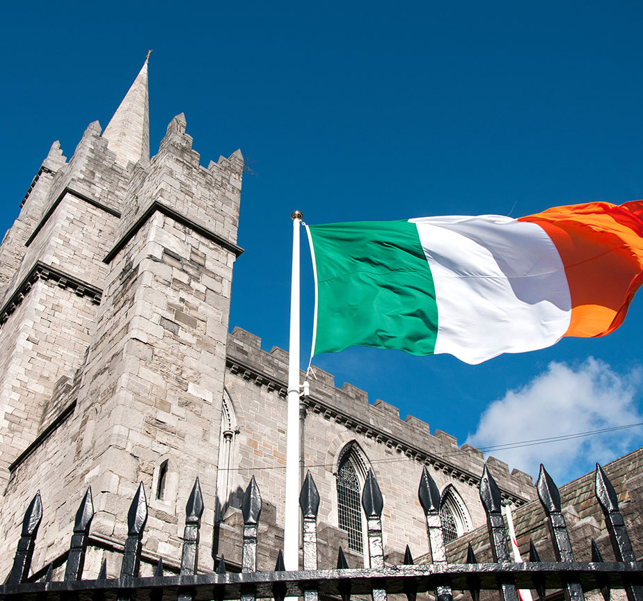 Irish citizenship by descent through a great grandparent Irish flag